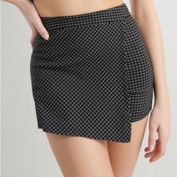 Garage Regina plaid check skort - Picture 1 of 4